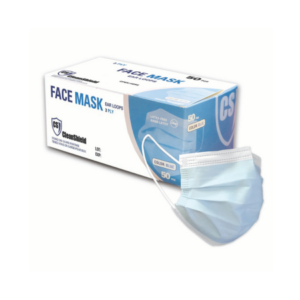 3Ply Ear Loop Face Masks Blue