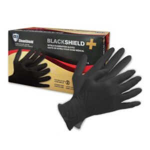 Black Shield Plus Nitrile Examination Gloves