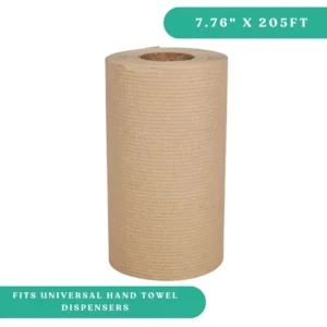 7.85″ x 205′ Kraft Hand Towel Rolls