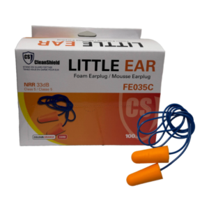 LittleEar Bullet Shaped Foam Earplugs | PVC Corded