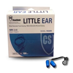LittleEar Metal Detectable Foam Earplugs
