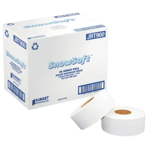sunset 3.29' x 900' 2 ply JRT Bathroom Tissue
