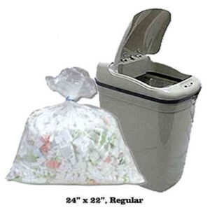 Clear Garbage Bags 24 × 22 in Regular (Case of 500)