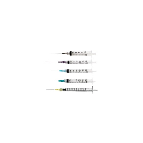 SYRINGE & NEEDLE HYPO 3CC 25X1IN &&L/L CA/800