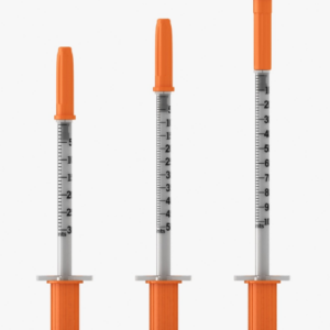 SYRINGE & NEEDLE INSULIN 1CC IND WRAP 30G X 0.5IN CA/500