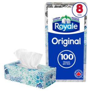 Royale Original Facial Tissue - 2 Ply, 100 Sheets, 8 Box