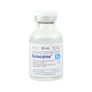 ANESTHETIC LOCAL INJ XYLOCAINE 1% PLAIN 20ML VIAL (288)