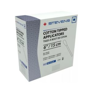 Cotton-Tipped Applicators, 6″, Non‑Sterile