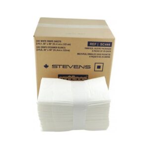 DRAPE DISP FANFOLD WHT 36X48IN 2PLY TISSUE STEVENS CA/100 (308)P60