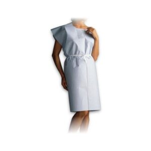 GOWN EXAM DISP BLUE 30 X 42IN P120 T/P/T APEX STEVENS CA/50 (234)