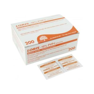 PREP PVP 10% IODINE LORIS MEDIUM 35 X 65MM BX/200