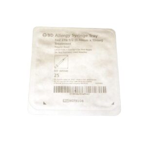 SYRINGE & NEEDLE ALLERGY 1CC 27GX0.5 && RB TY/25 P60