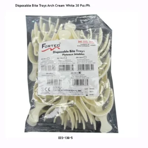 Bite Trays – Quandrant (Cream White) (35 pc/pk)